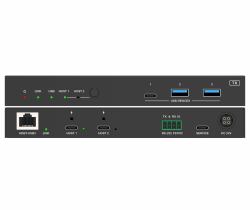 Vivolink VLUSBCEXT2X2 KVM extender (USB3.2 Gen 1 Extender [100m] - with Dual USB-C in & Video - out - Warranty: 36M)