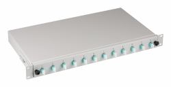 EFB Elektronik Splice box LC 50/125µ OM3 extendable (SPLICE BOX LC 50/125 OM3 RETRA - 24 PIG REMOVED / 12 COUPLINGS)