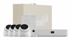 Compact UniFi Protect NVR - Kit, includes [1] UniFi - Protect NVR Instant with [4] G5 Turret Ultra cameras and [1] 1TB HDD, - Warranty: 24M