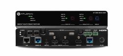 Atlona AT-OME-MS42-HDBT matrix switcher AV matrix switcher 104 W (AT-OME-MS42-HDBT - 4x2 Matrix Switcher with USB Hub and HDBaseT Input)