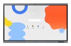 Samsung LH75WAFPLGC interactive whiteboard 190.5 cm [75"] 3840 x 2160 pixels Touchscreen Black, Grey (E-BOARD WA75FX-P)