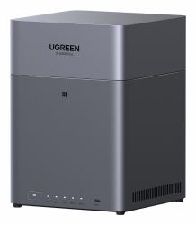Ugreen DH4300 Plus NAS Mini Tower 8 GB LPPDDR4X UGOS Pro Grey (DH4300 PLUS GREY DISKLESS - UK + HDMI CABLE)