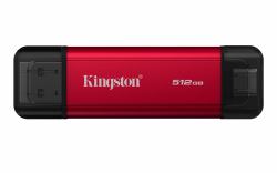 Kingston Technology 512GB Dual USB-A/C Portable SSD, Up to 1050MB/s USB 3.2 Gen 2 