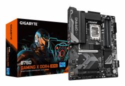 GIGABYTE B760 GAMING X DDR4 GEN5 Motherboard (Gigabyte B760 GAMING X DDR4 GEN5 Intel 1700 Socket Motherboard, ATX, 4x DDR4 Slots, 3x M.2 Sockets, Fitted I/O Shield, 2.5GbE LAN, 1x DisplayPort / 1x ...