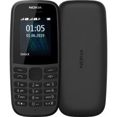 Nokia 105 4.5 cm [1.77"] 73.02 g Black Feature phone (NOKIA 105 TA-1174 DS CHARCOAL)