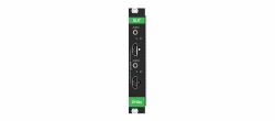 Kramer Electronics MC3-2HAO AV matrix switcher 5 W (MC3-2HAo - 4K60 HDMI 2xOUT Card with Analog Audio)