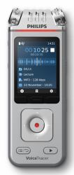 Philips DVT4115 Digital Voice Tracer Flash card Chrome, Silver (DVT4115 Digital Voice Tracer 3 mic, App control, Semble AI Voucher DVT4115/00)