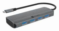 ICY BOX IB-DK4022a-CPD Wired USB 3.2 Gen 1 [3.1 Gen 1] Type-C Aluminium, Silver 