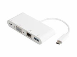 prokord ADAPTER USB 3.1 TYPE C TO VGA+RJ45+USB3.0+TYPE-C 