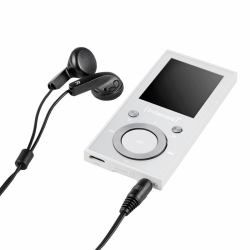 Intenso Video Scooter BT MP3 Player 64 GB – Bluetooth 5.0, 1.8" LCD Display, USB-C, microSD Card Reader, 18 hrs Battery Life, Music & Video Player, White (Video Scooter Bt Mp3 Player - 64 Gb - Bl...