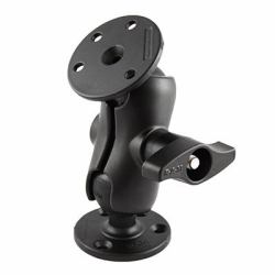 RAM Mounts Universal Double Ball Mount with Two Large Round Plates (Small RAM Kit, D-size - Universal Double Ball Mount - with Two Large Round Plates, 1.36 kg - Warranty: 300M)