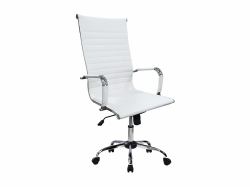 Equip Office Chair, Ribbed Upholstery, High-Back, White (Office Chair, Ribbed - Upholstery, High-Back, White - Warranty: 12M)