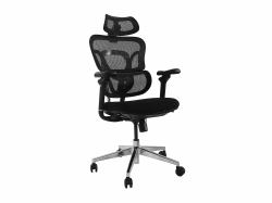 Equip Ergonomic Office Chair with Headrest and Armrests, Black (Ergonomic Office Chair With - Headrest And Armrests, Black - Warranty: 12M)