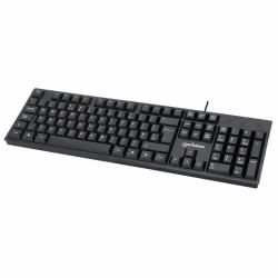 Manhattan Keyboard UK USB Wired, Standard Qwerty layout, Black, Full Size Keys, Cable 1.5m, USB-A...