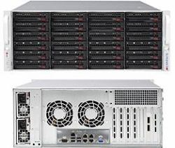 Supermicro SuperServer 6049P-E1CR24H C624 LGA 3647 [Socket P] Rack [4U] Black (SUPERMICRO SSG-6049P-E1CR24H 24*LFF 2*SFF 1*S3108 2*PSU)