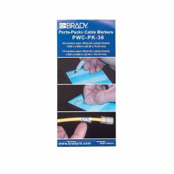 Porta-Pack Wire Marker Books - - Write-on Self-laminating - Markers 25.40 mm x PWC-PK-36, Transparent, White, Vinyl, 45 pc[s], -40 - 70 Â°C, - Warranty: 12M