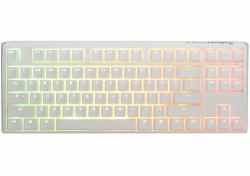 ducky One3 Pure White TKL keyboard Gaming USB UK English 