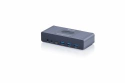 Digitus USB-C 3.0 Dual HDMI KVM Switch, 2-port, 4K60Hz, Core Line (KVM SWITCH 2X2 HDMI 4K 60HZ - 3X USB3.0 1X USB C CORE LINE)