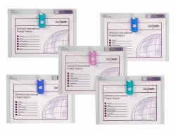 Snopake Polyfile USB Foolscap Electra Asstd- 5 Files