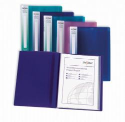 Snopake Electra Display Books (Snopake Display Book 24 pocket / 48 sides to view A3 Electra Assorted- 5 Books)