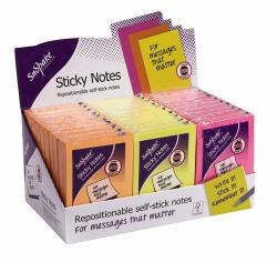 Snopake FSC Sticky Note Display Box- 30 Pads