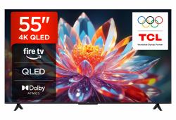 TCL T6C -UK 55 inch QLED 4K HDR 10+ Dolby Vision & Atmos Smart Fire TV (TCL T6C 55 QLED 4K HDR SMART FIRE TV)