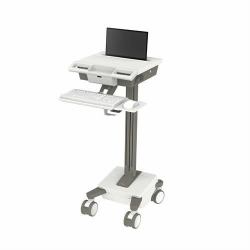 Ergotron Mosaic Laptop Cart, Non-powered 19.5 kg White, Grey 43.2 cm [17"] (MOSAIC LAPTOP CART - TIER 2 STD 1X3)