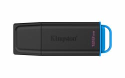 Kingston Technology DataTraveler 128GB Portable USB 3.2 Gen 1 Exodia Black/Blue (128GB PORTABLE USB 3.2 GEN 1 - DATATRAVELER EXODIA BLACK/BLUE)