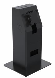 Ergonomic Solutions SpacePole Kiosk SpacePole Mini Kiosk Countertop (Counter mounted self service - kiosk - Silk finish coating - BLACK- - Warranty: 60M)
