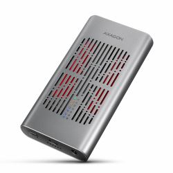 Axagon EEM2-20GD USB-C 20Gbps Dual M.2 NVMe SSD CLONE MASTER Enclosure (AXAGON USB-C 10 Gbps M.2 Adapter for N)