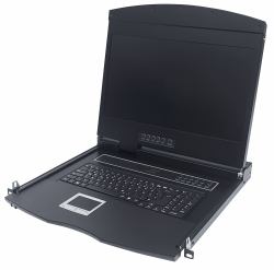 Intellinet Rackmount 19" LCD DVI Console, 19-Inch LCD Panel, 1U, DVI, Modular system, French Layout [Euro 2-pin plug] (Rackmount 19" Lcd Dvi - Console, 19-Inch Lcd Panel, - 1U, Dvi, Modular System,...