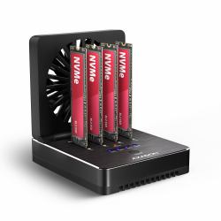 Axagon ADSA-M2C44 USB4 docking station for 4x M.2 NVMe SSDs, cloning (AXAGON ADSA-M2C44 USB4 docking station)