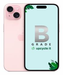 upcycle it Apple iPhone 15 [Refurbished] B 15.5 cm [6.1"] Dual SIM iOS 17 5G USB Type-C 128 GB Pink 