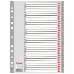 Esselte Index 1-31 PP A4 Grey (Esselte register PP A4 1-31 grÃ¥)