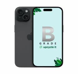 upcycle it Apple iPhone 15 [Refurbished] B 15.5 cm [6.1"] Dual SIM iOS 17 5G USB Type-C 128 GB Bl...
