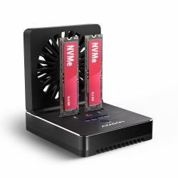 Axagon ADSA-M2C22 USB-C 20Gbps Dual M.2 NVMe & SATA SSD Docking and Cloning Station (ADSA-M2C22 USB-C 2xNVMe /SATA M.2 20Gb)