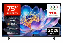 TCL 75V6D-UK TV 190.5 cm [75"] 4K Ultra HD Smart TV Wi-Fi Black 330 cd/m² 
