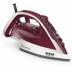 Tefal Ultimate Pure FV6810 Steam iron 2800 W Red, Silver (Tefal FV6810 strygejern Dampstrygejern)