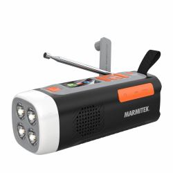 Marmitek RESQ 200 – Wind-up radio (RESQ 200 outdoor radio - Warranty: 24M)