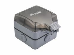 Equip Outdoor 1-Port Keystone Jack Surface Mount Box (Outdoor 1-Port Keystone Jack - Surface Mount Box - Warranty: 12M)
