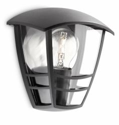 Philips myGarden Creek Wall Light 60W E27 No-bulb (Philips Mygarden Creek Wall - Light 60W E27 No-Bulb - Warranty: 12M)