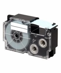 Casio XR-24X1 label-making tape Black on transparent 