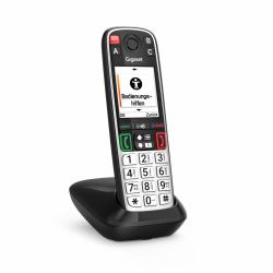 Gigaset EASY 500 Analog/DECT telephone Caller ID Black, Silver 