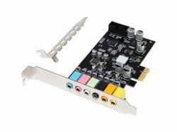Conceptronic EMRICK15B High-Definition Sound PCIe Card, 7.1CH (High-Definition Sound Pcie - Card, 7.1Ch - Warranty: 12M)