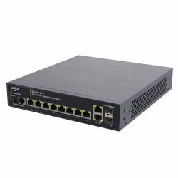 Chief Luxul 8 PoE+ | 2 RJ45 | 2 SFP Front-Facing Ports - 1Gb L2/L3 Managed Switch, EU Power Cord 