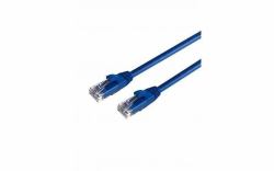 Mercodan UltraFlex Patchkabel KAT6 UTP, 15m, Blå, LSZH Halogenfri, AWG26, kobber, FLUKE testet n...
