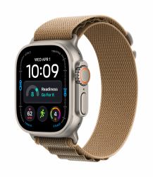 Apple Watch Ultra 4 GPS + Cellular 49mm Natural Titanium Case with Desert Alpine Loop - M (Apple Watch Ultra 4 GPS + Cellular 49mm Natural Titanium Case with Desert Alpine Loop - M)