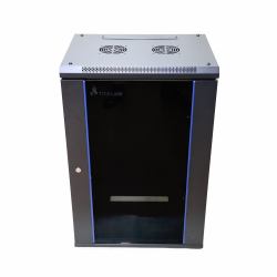 extralink Rackmount cabinet 18U 600x450 Black wall mounted 