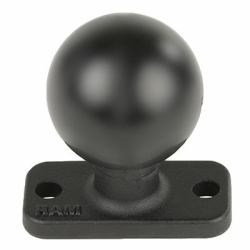 RAM Mounts Ball Base with 1.5" 2-Hole Pattern (RAM base, 1" x 2", C-size - Ball Base with 1.5" 2-Hole - Pattern - Warranty: 300M)