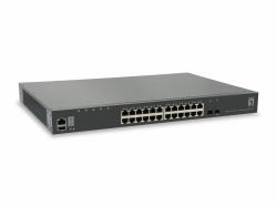LevelOne KILBY 28-Port Stackable L3 Lite Managed Gigabit Switch, 2 x 10GbE SFP+, 1 x 10GbE Module...
